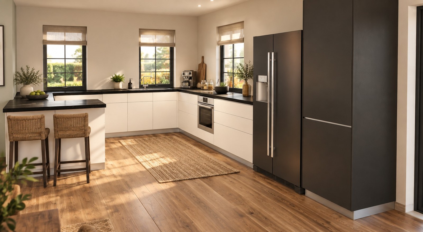 Kitchen worktops and storage