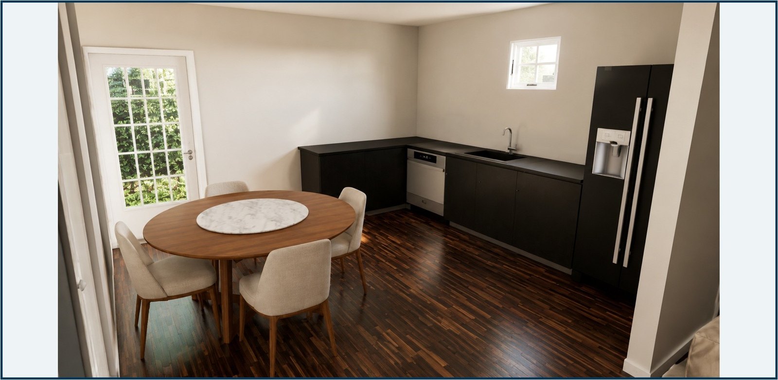 Kitchen and dining